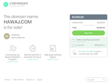 Tablet Screenshot of hawaj.com